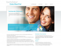 dentallabor-muschter.de Webseite Vorschau