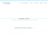 dentallabor-voosen.de Webseite Vorschau