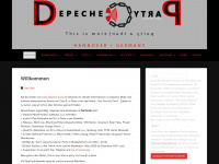 depeche-party.de Webseite Vorschau