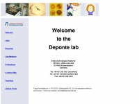 deponte-lab.de Webseite Vorschau
