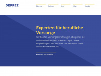 deprez.ch Webseite Vorschau