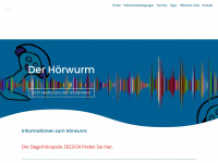 der-hoerwurm.de Webseite Vorschau