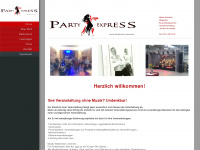 der-party-express.de Webseite Vorschau