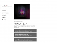 derchor.ch Webseite Vorschau