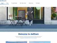 derham.ch Webseite Vorschau