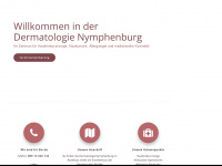 dermatologie-nymphenburg.de Webseite Vorschau
