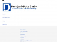 dernjani-putz.de Webseite Vorschau