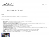 derschuh.ch Webseite Vorschau