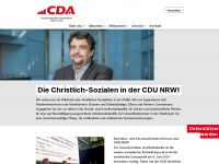 cda-nrw.de Webseite Vorschau