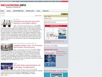 mechatronik.info Webseite Vorschau