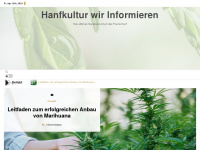 hanfkultur.com Webseite Vorschau