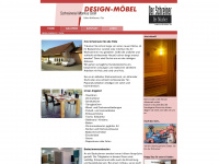 design-moebel.ch Webseite Vorschau