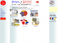 designundprint.de Webseite Vorschau
