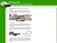despont.ch Webseite Vorschau