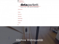 deta-parkett.at Webseite Vorschau