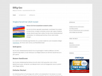 sofort-billig-gas.de Webseite Vorschau