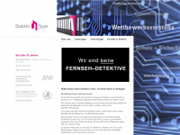 detektiv-team.de Webseite Vorschau