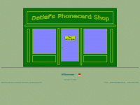 detlefs-phonecard-shop.de Webseite Vorschau