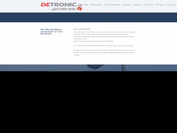 detronic.ch Webseite Vorschau
