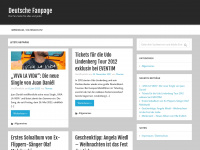 deutsche-fanpage.de Webseite Vorschau