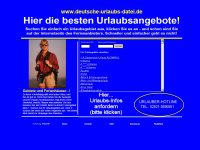 deutsche-urlaubs-datei.de Webseite Vorschau