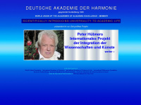 deutscheakademiederharmonie.de Webseite Vorschau