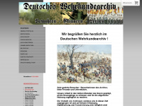 deutsches-wehrkundearchiv.de Webseite Vorschau