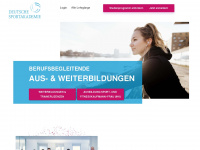 deutschesportakademie.de Webseite Vorschau
