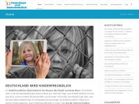 deutschland-wird-kinderfreundlich.de Webseite Vorschau