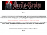 devils-garden.de Webseite Vorschau