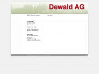 dewald.ch Webseite Vorschau
