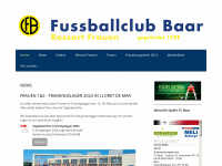 dfcbaar.ch Webseite Vorschau