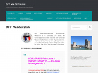 dff-wadersloh.de Webseite Vorschau