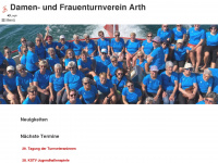 dftv-arth.ch Webseite Vorschau