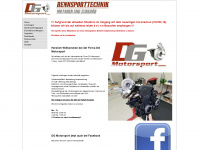 dg-motorsport.de Webseite Vorschau