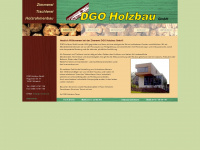 dgo-holzbau.de Webseite Vorschau