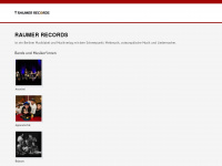 raumer-records.de Webseite Vorschau