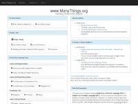 manythings.org Webseite Vorschau