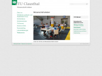 we.tu-clausthal.de Webseite Vorschau