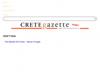 cretegazette.com Webseite Vorschau