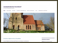 autobahnkirche-kavelstorf.de Webseite Vorschau