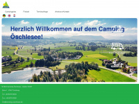 camping-oeschlesee.de Webseite Vorschau