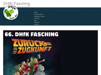 dhfk-fasching.de Webseite Vorschau