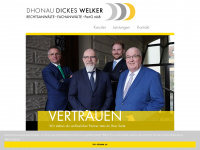 dhonau-dickes.de Webseite Vorschau