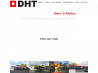 dht-gmbh.de Webseite Vorschau