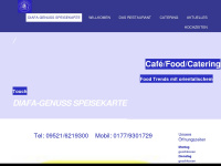 diafa-catering.de Webseite Vorschau