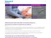 diakonie-dessau.de Webseite Vorschau