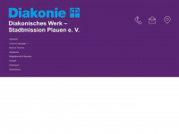 diakonie-plauen.de Webseite Vorschau