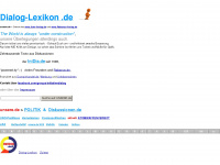 dialog-lexikon.de Webseite Vorschau