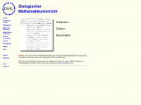 dialogischer-mathematikunterricht.de Webseite Vorschau